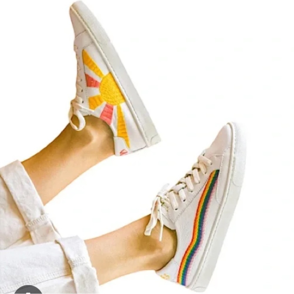 Soludos The Ibiza Classic Sneaker Rainbow Wave